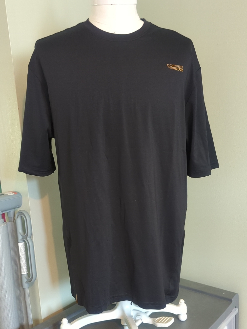 Copper Fit Men’s Black Short Sleeve Performance Tee
